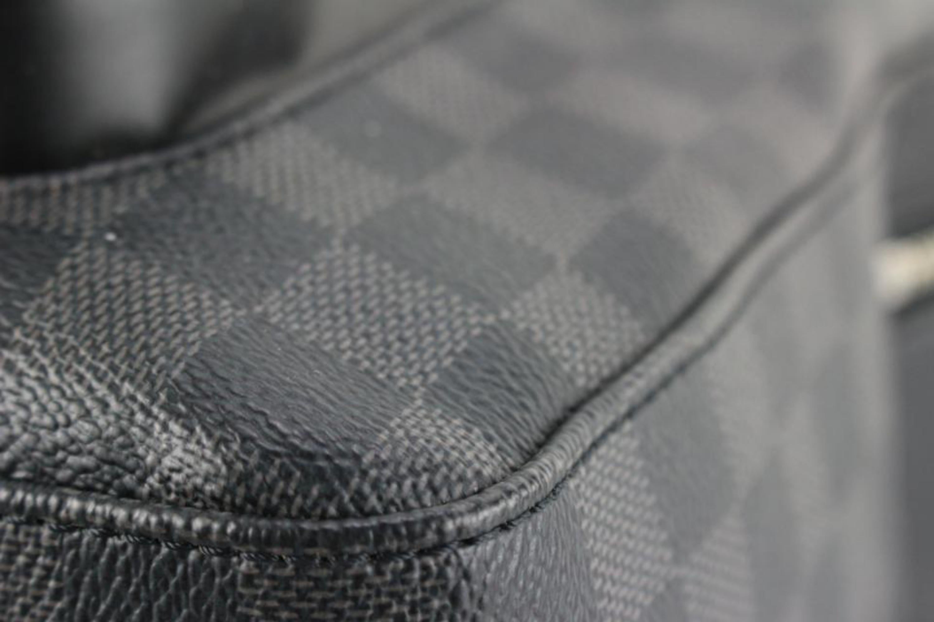 Louis Vuitton Josh Backpack Damier Graphite Pixel Blue in Coated