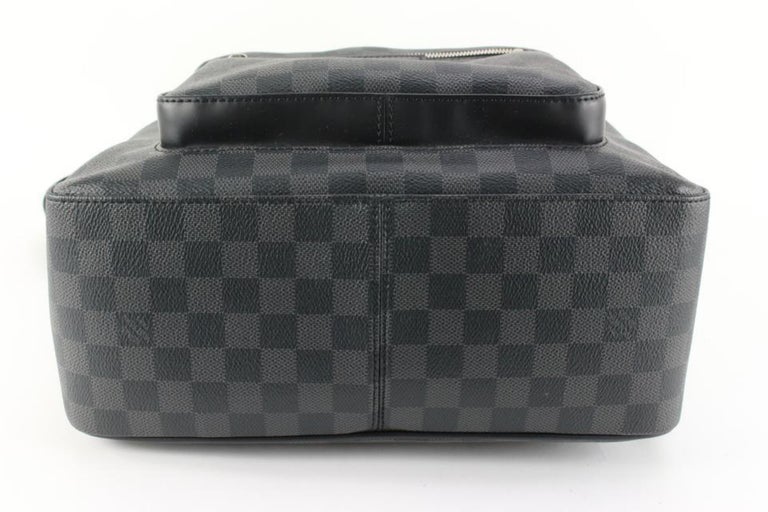 Louis Vuitton Josh Backpack Damier Graphite Giant Blue in Coated