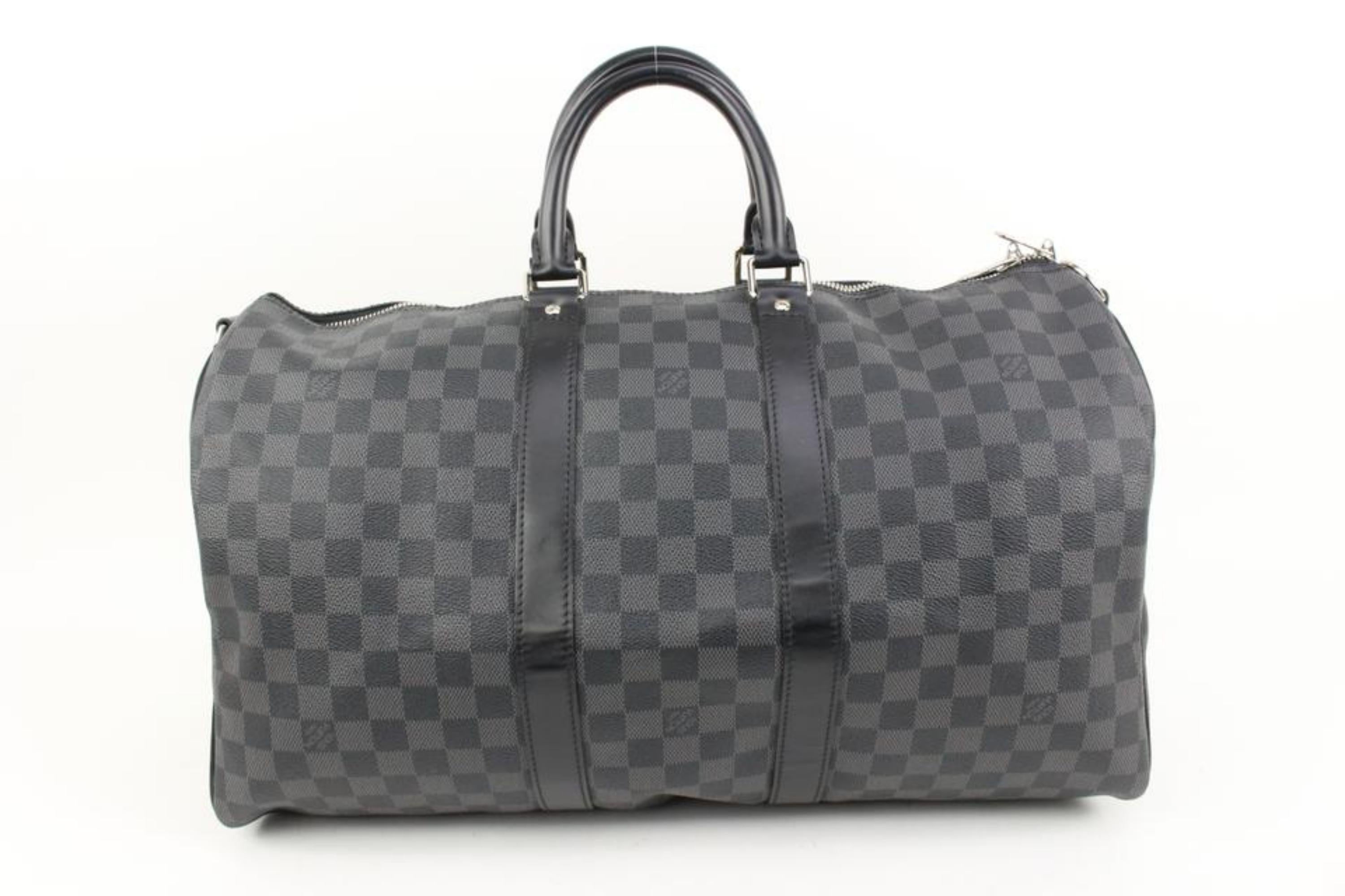 Louis Vuitton Damier Graphite Keepall 45 Duffle Bag 82lk328s 7