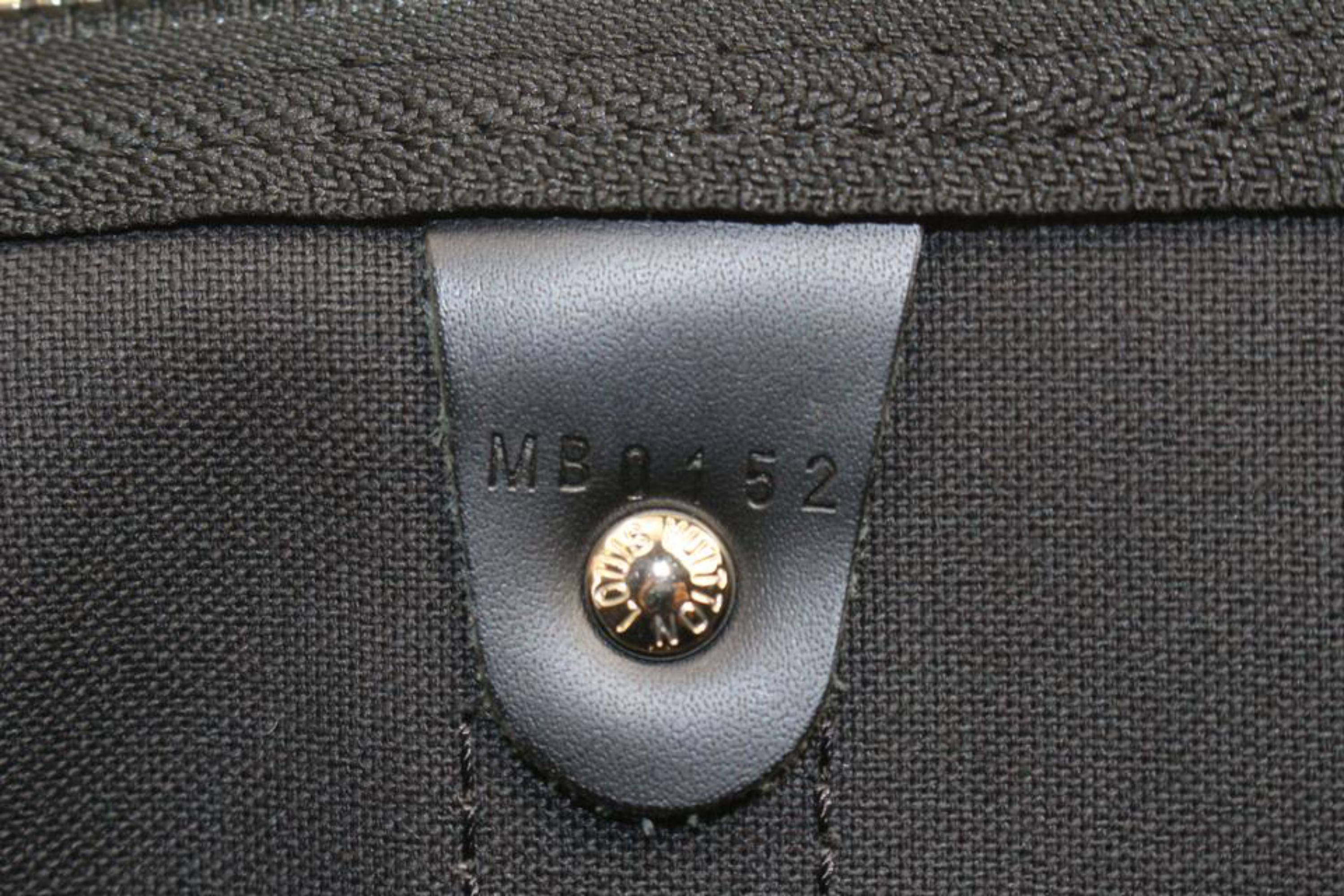 Gray Louis Vuitton Damier Graphite Keepall 45 Duffle Bag 82lk328s
