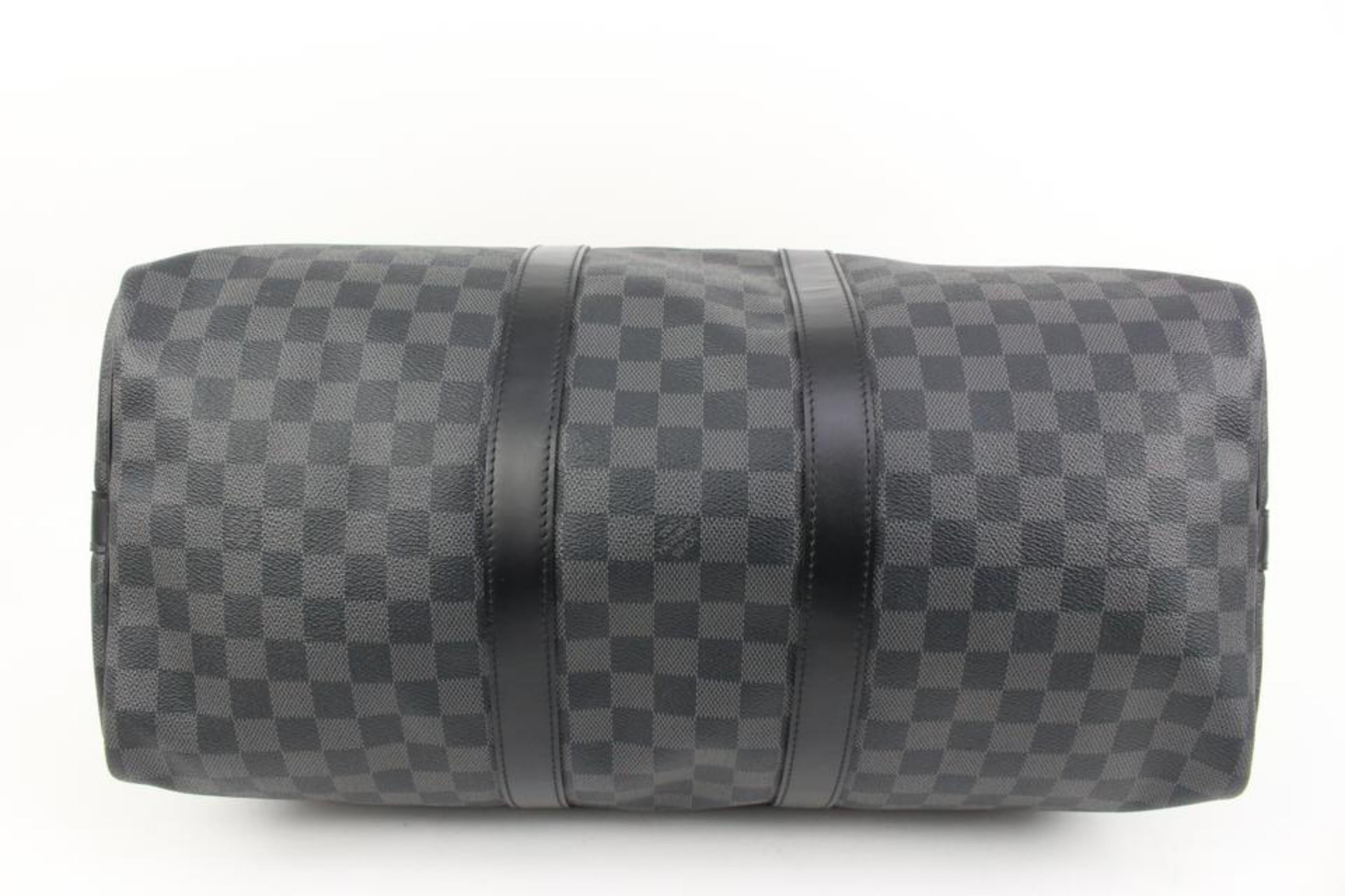 Louis Vuitton Damier Graphite Keepall 45 Duffle Bag 82lk328s 2