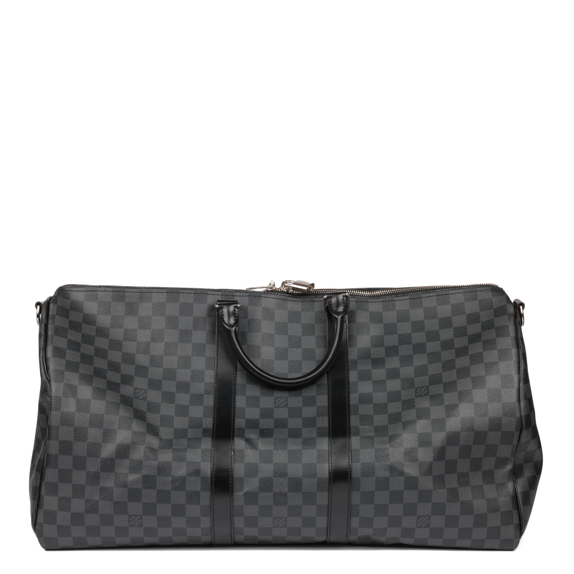 LOUIS VUITTON Damier Graphite Keepall 55 Bandoulière 1