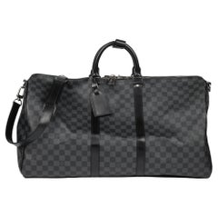 LOUIS VUITTON Damier Graphite Keepall 55 Bandoulière