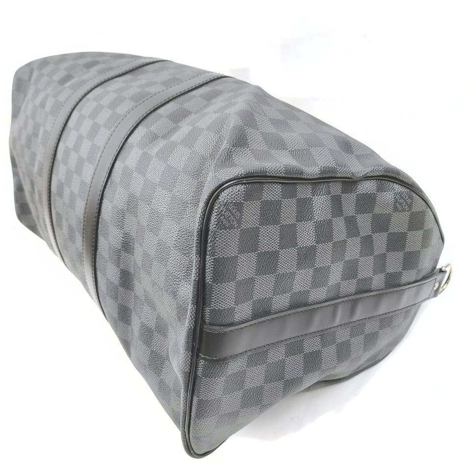 Louis Vuitton Damier Graphite Keepall Bandouliere 45 Duffle Bag 862681 6