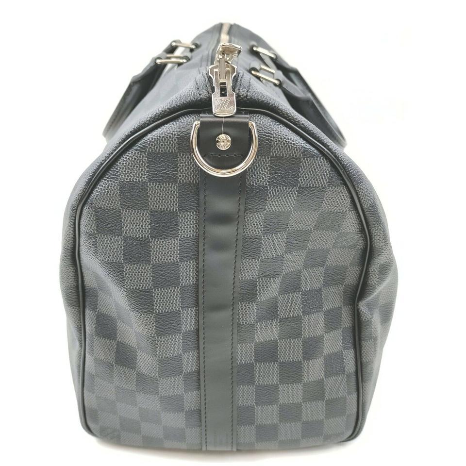 Louis Vuitton Damier Graphite Keepall Bandouliere 45 Duffle Bag 862681 2
