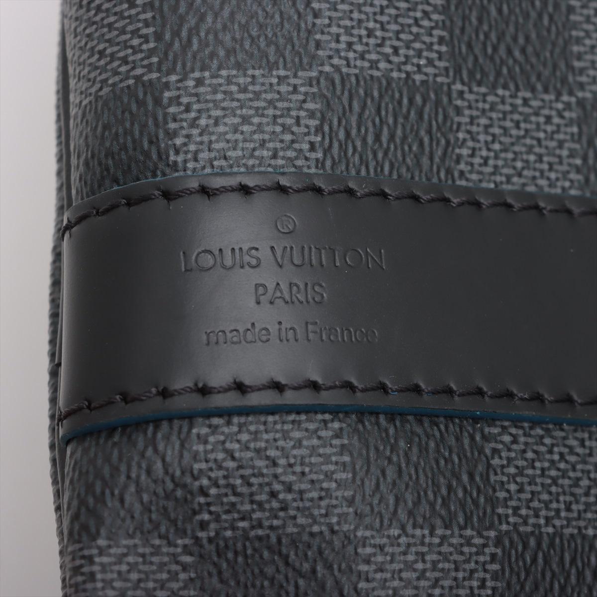 Louis Vuitton Damier Graphite Keepall Bandoulière 45 * PRECODER * en vente 13