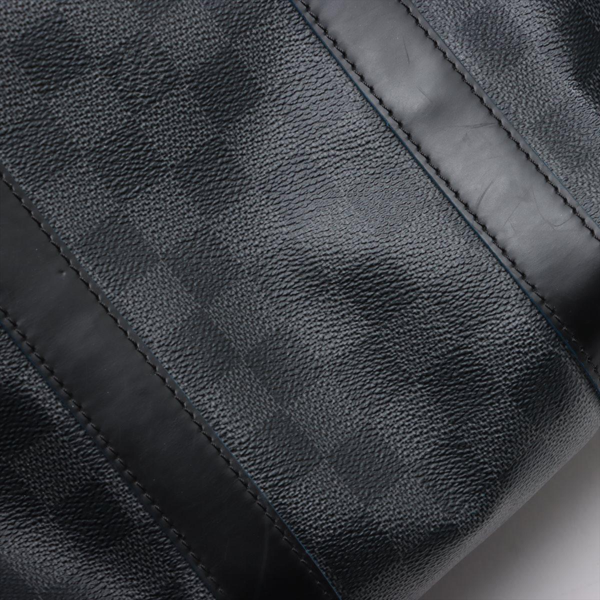 Louis Vuitton Damier Graphite Keepall Bandoulière 45 * PRECODER * en vente 14