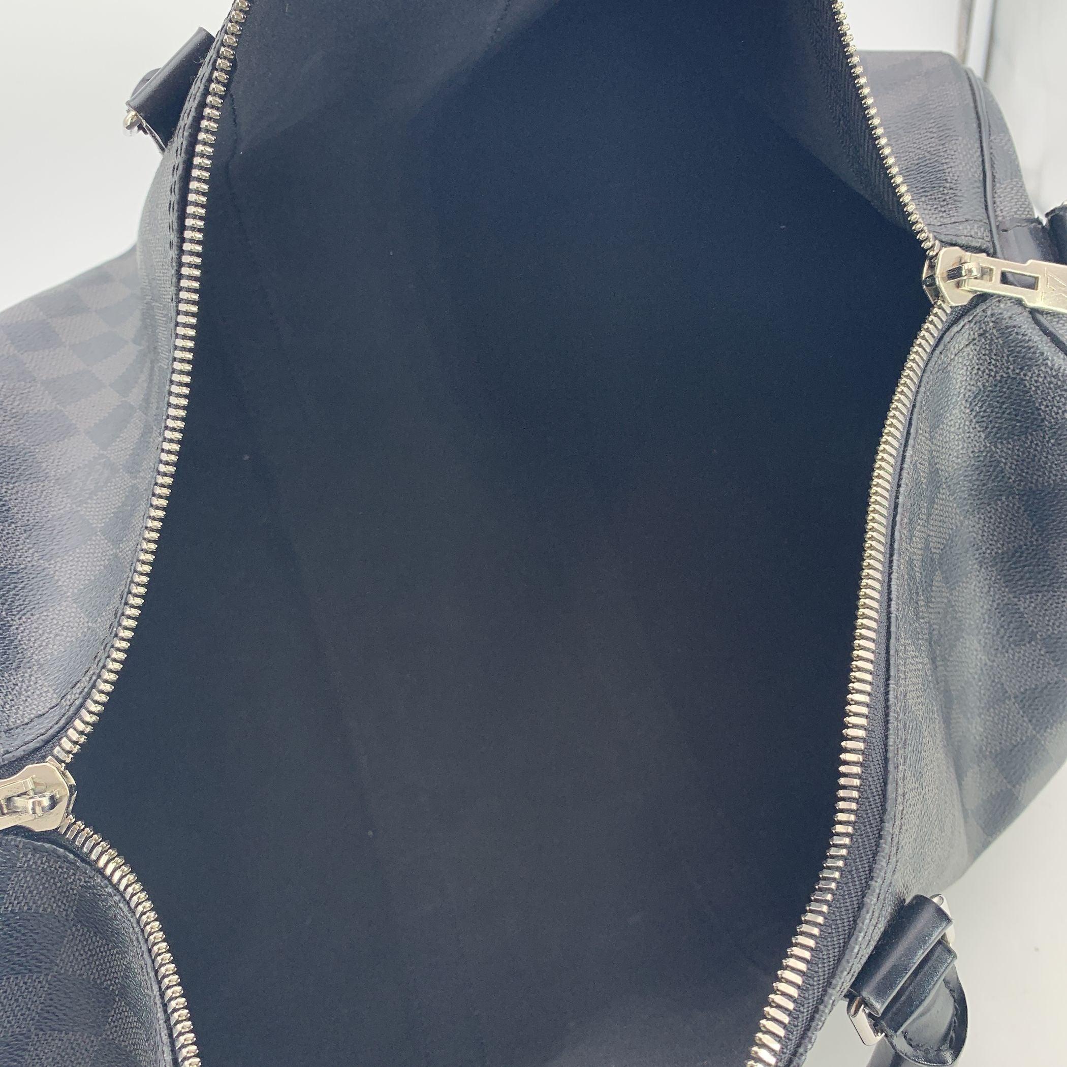 Louis Vuitton Damier Graphit Keepall Bandouliere 45 Reisetasche für Damen oder Herren im Angebot