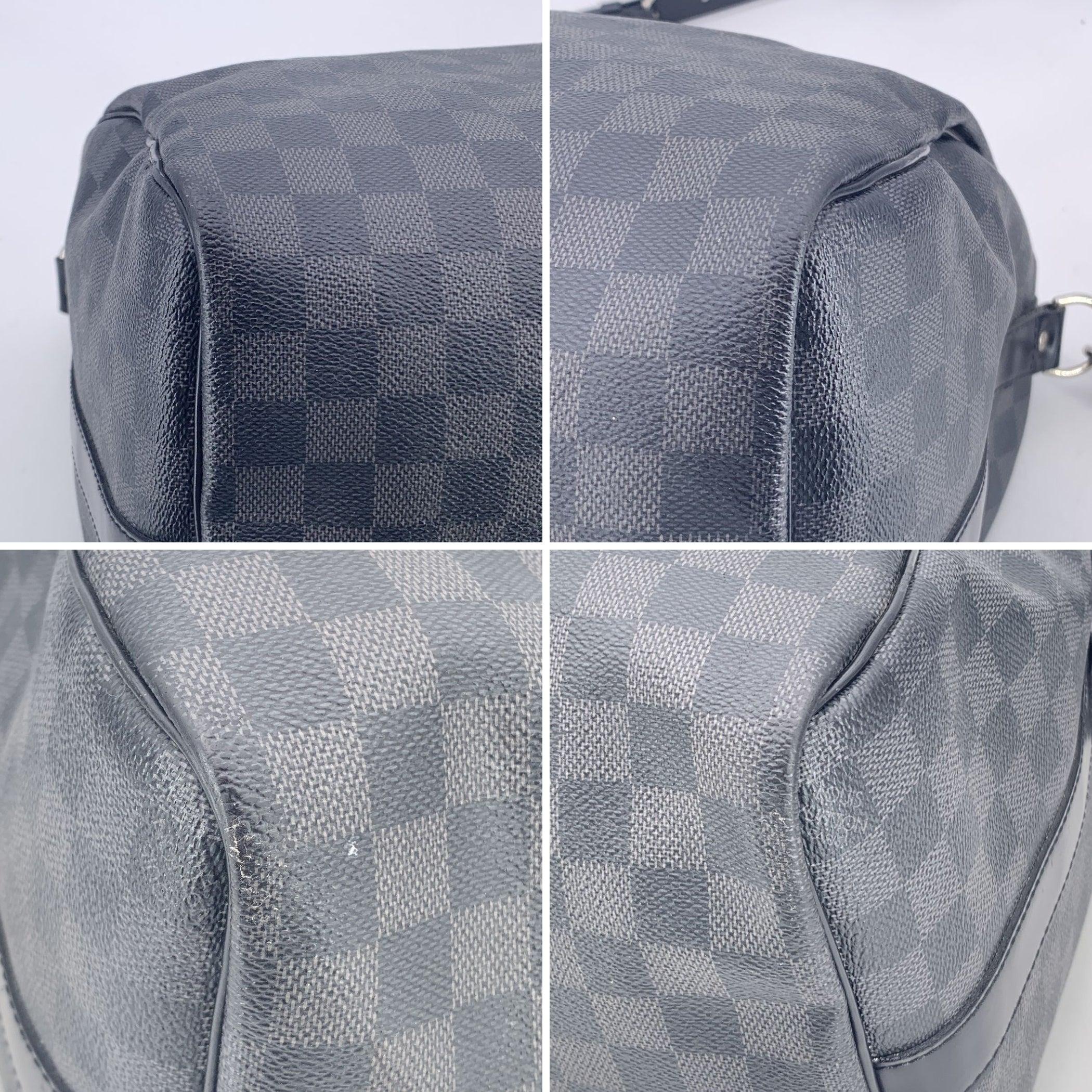 Louis Vuitton Damier Graphit Keepall Bandouliere 45 Reisetasche im Angebot 2