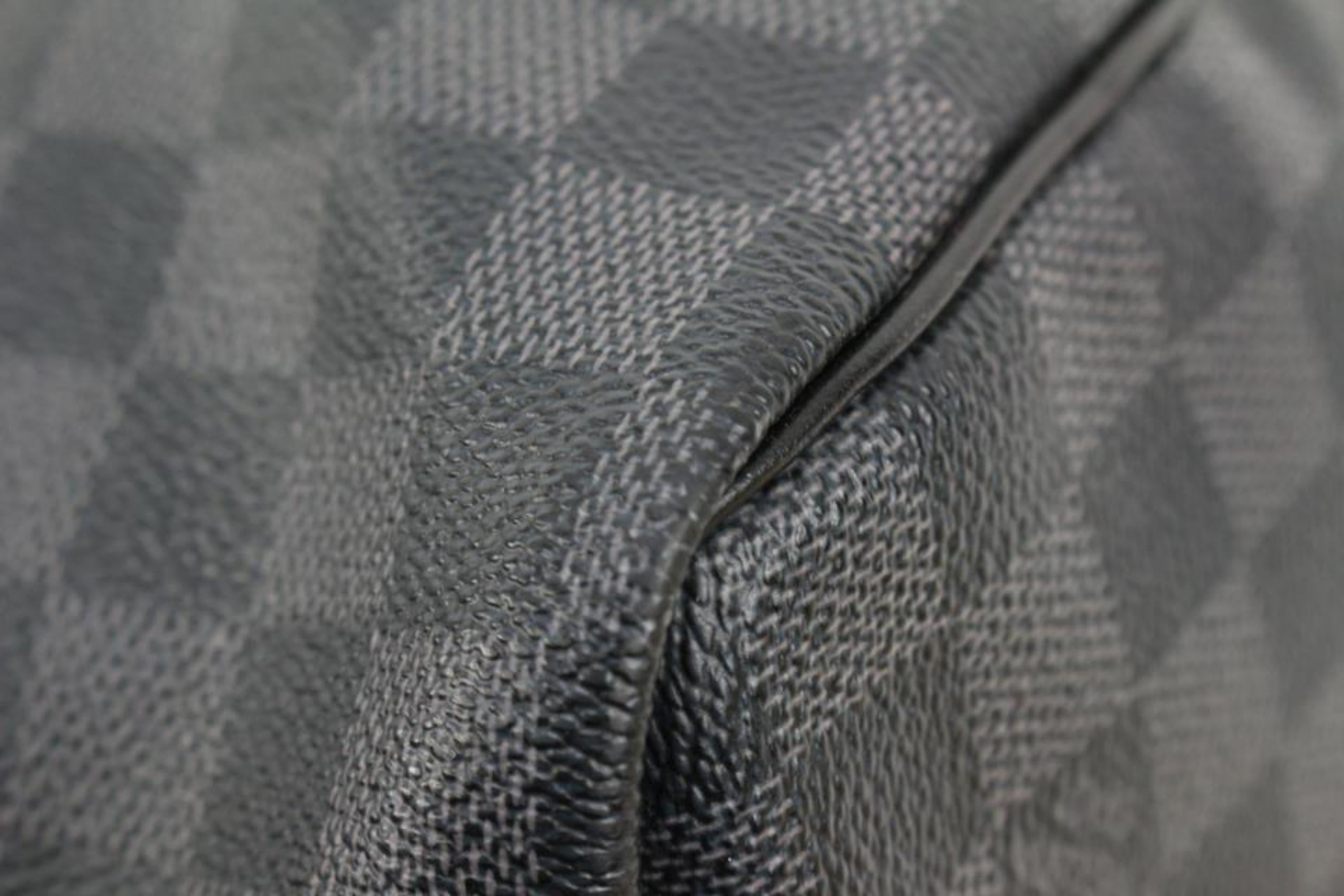 Louis Vuitton Damier Graphite Keepall Bandouliere 55 Duffle with Strap 41lk77 In Excellent Condition In Dix hills, NY