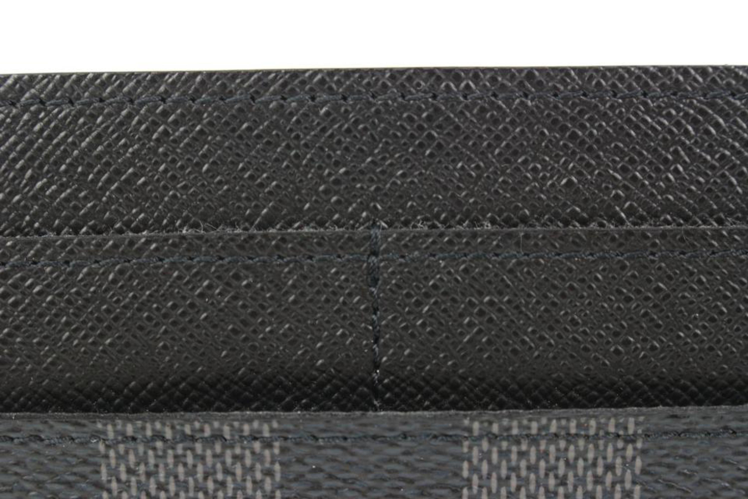 Louis Vuitton Damier Graphite Large Card Holder Wallet Case Insert 1LVA726 3