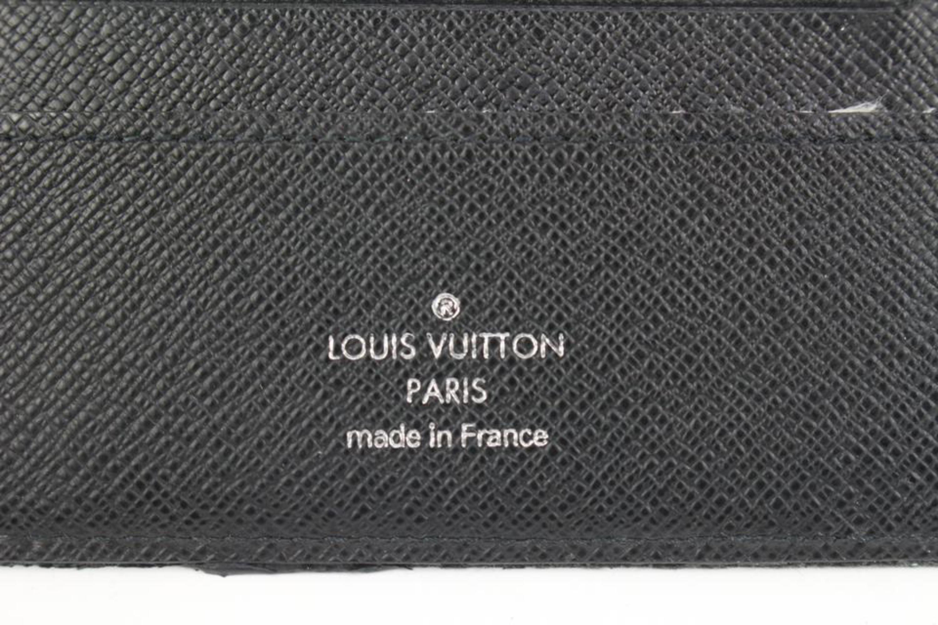 Großes Portemonnaie-Etui aus Graphit von Louis Vuitton, Damier, 25lk413s (Schwarz) im Angebot