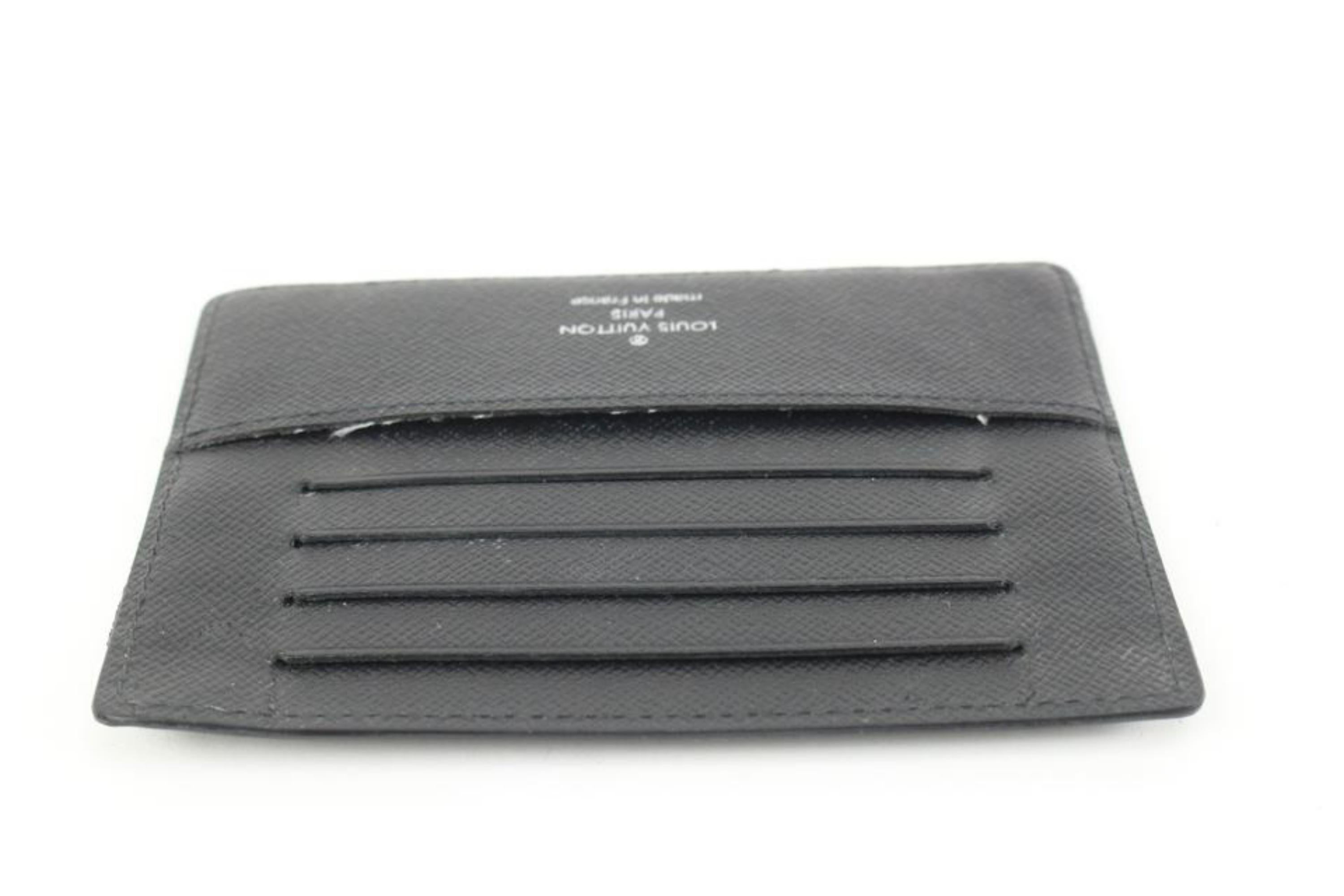 Großes Portemonnaie-Etui aus Graphit von Louis Vuitton, Damier, 25lk413s im Angebot 2