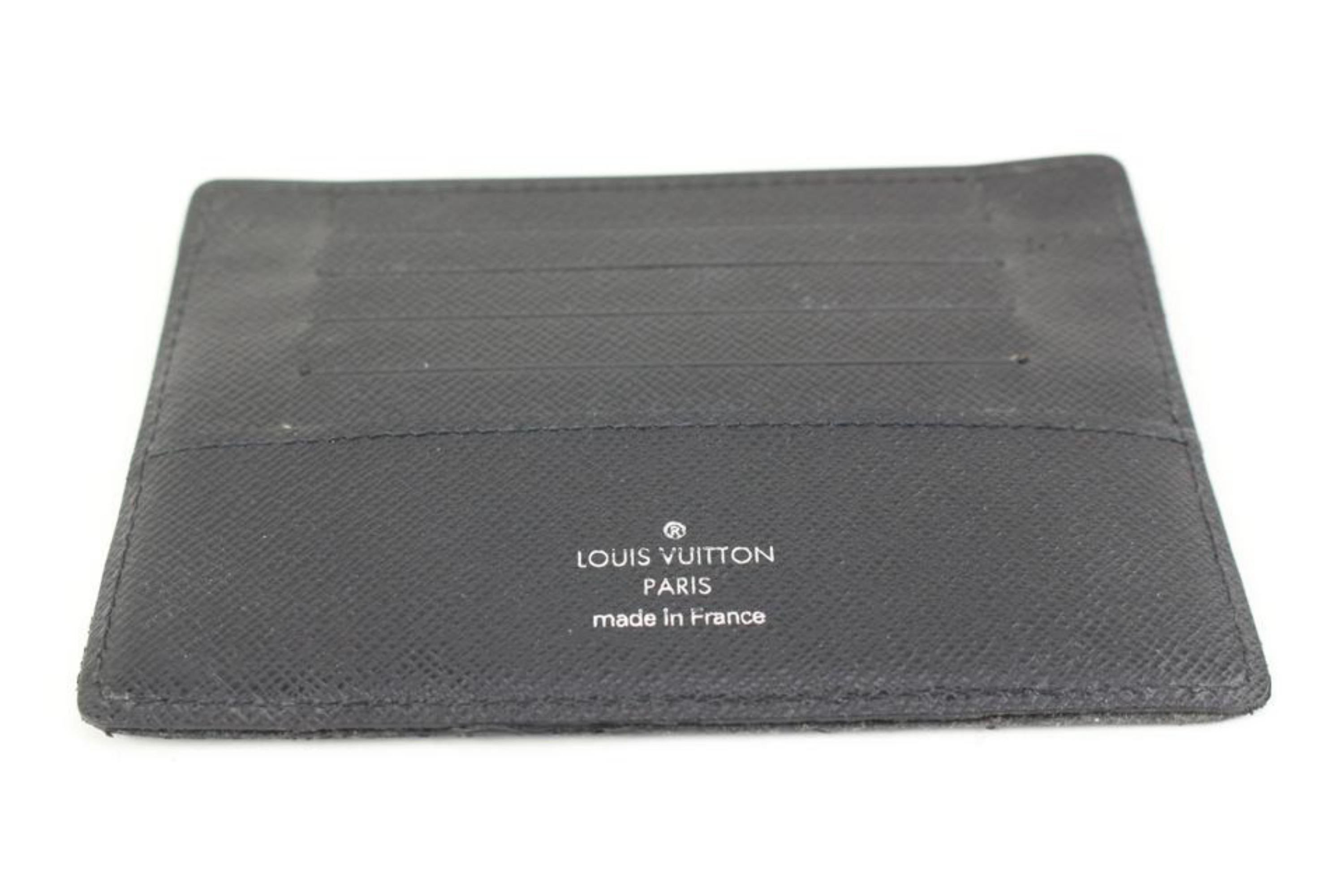 Großes Portemonnaie-Etui aus Graphit von Louis Vuitton, Damier, 25lk413s im Angebot 3