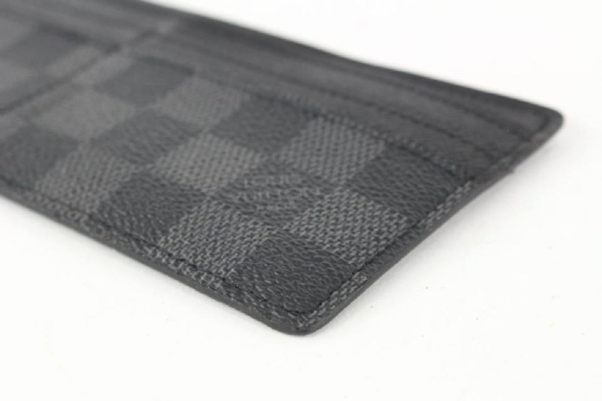 Louis Vuitton Damier Graphite Long Card Holder Wallet Insert 98lv49 5