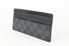 Louis Vuitton Damier Graphite Long Card Holder Wallet Insert 98lv49
