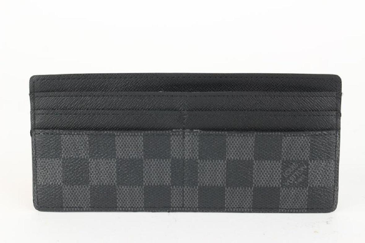 Louis Vuitton Damier Graphite Long Card Holder Wallet Insert 98lv49 2