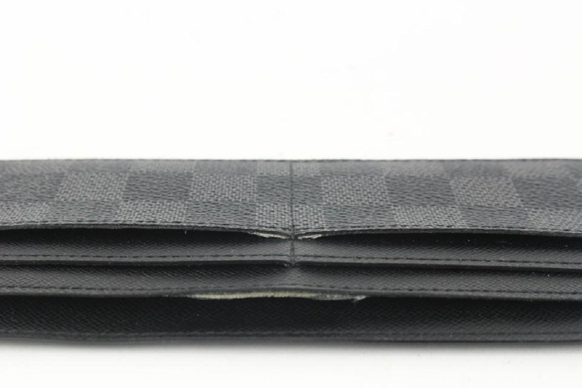 Louis Vuitton Damier Graphite Long Card Holder Wallet Insert 98lv49 4