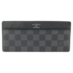 Louis Vuitton Damier Graphite Long Card Holder Wallet Insert 98lv49