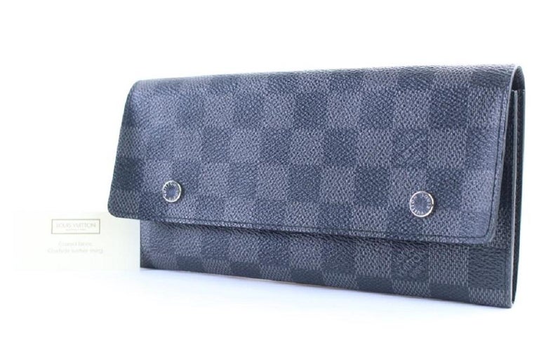 Louis Vuitton Damier Graphite Portafoglio lungo con patta
