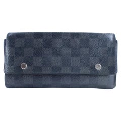 Louis Vuitton Damier Graphite Long Wallet 4LR859