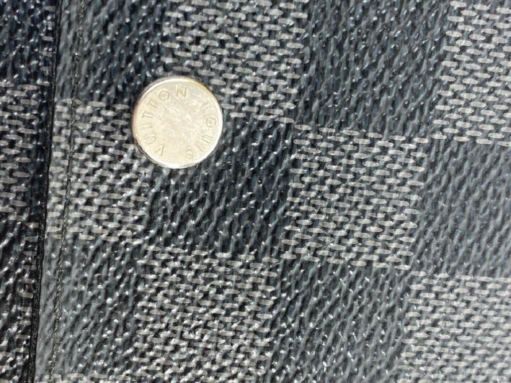 Louis Vuitton Damier Graphite Long Wallet Portefeuille Modulable Sarah Flap For Sale 3