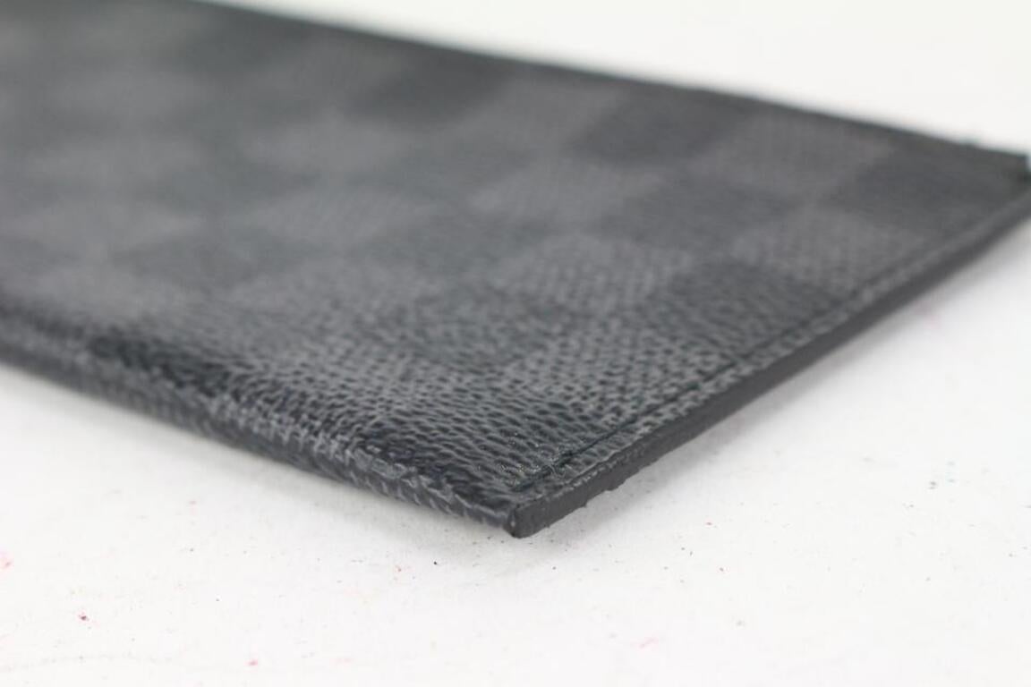 Louis Vuitton Damier Graphite Long Zip Pouch Wallet Insert Case 147lv729 4