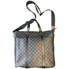 Louis Vuitton Damier Graphite Men's tadao Handbag 