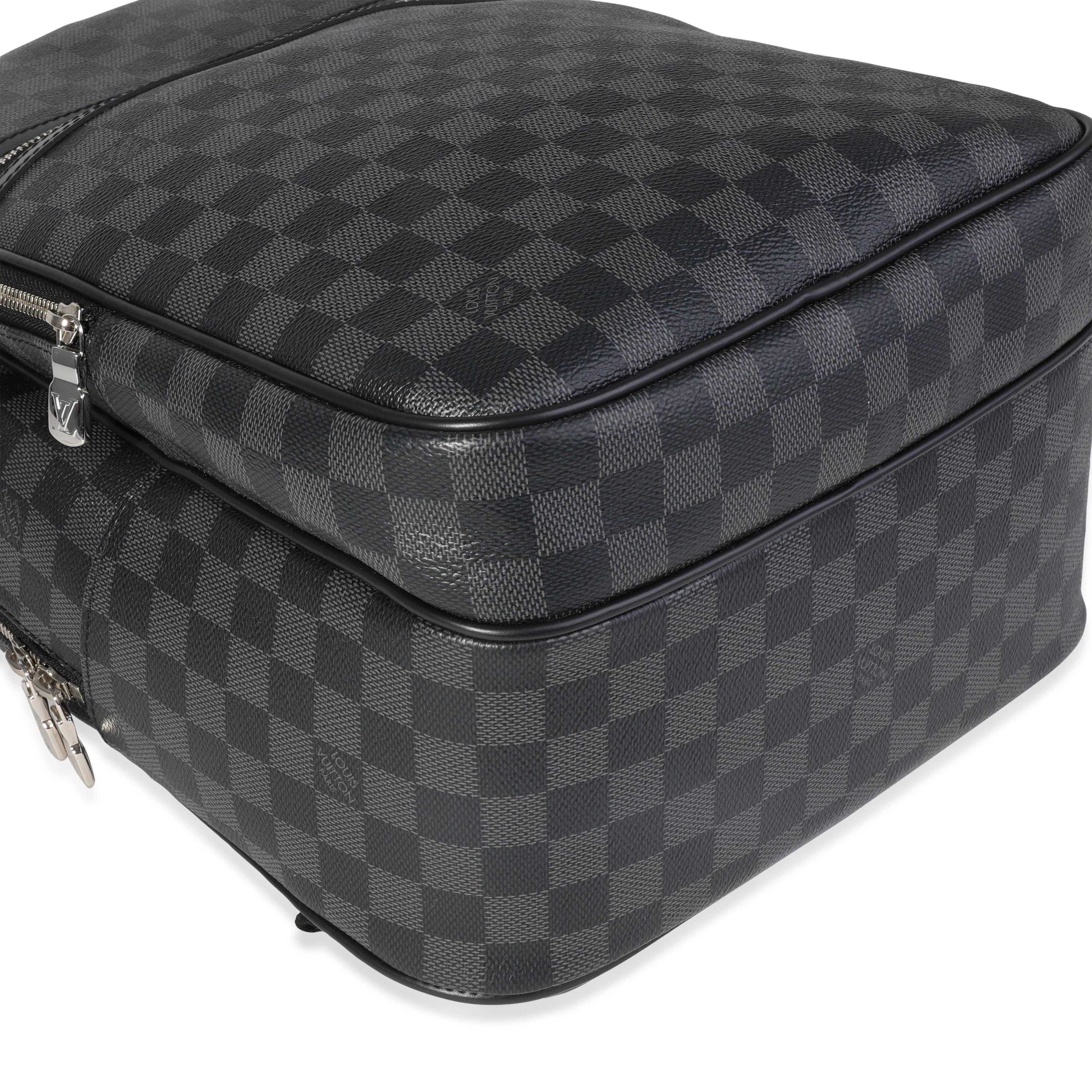 Black Louis Vuitton Damier Graphite Michael Backpack NV2