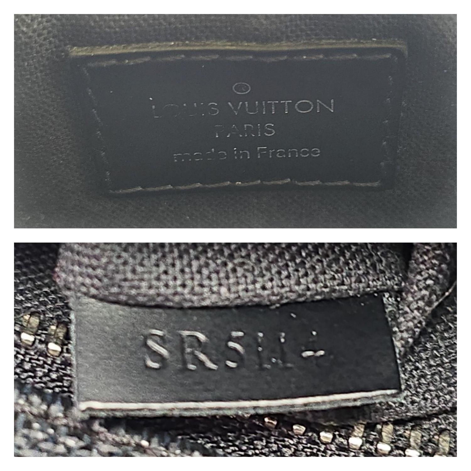 Bolso Mensajero Louis Vuitton Damier Graphite Mick PM en venta 5