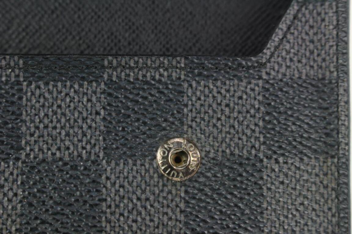 Louis Vuitton Damier Graphite Modulable Long Snap Wallet 92lv65 For Sale 5