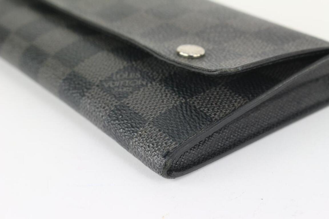 Louis Vuitton Damier Graphite Modulable Long Snap Wallet 92lv65 For Sale 4
