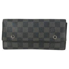 Louis Vuitton Damier Graphite Modulable Long Snap Wallet 92lv65