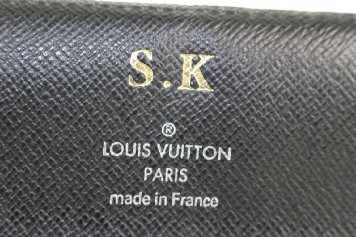 Gray Louis Vuitton Damier Graphite Modulable Long Wallet Snap Flap 825lvs47