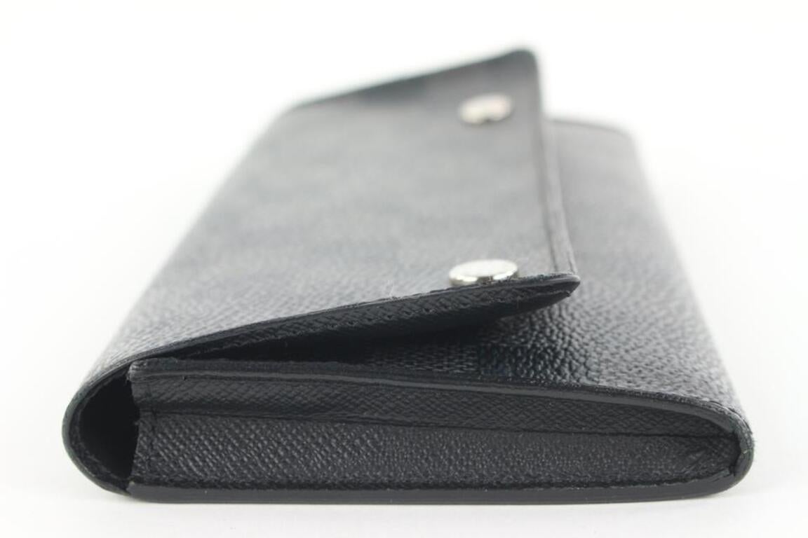 Louis Vuitton Damier Graphite Modulable Long Wallet Snap Flap 825lvs47 3