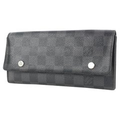 Louis Vuitton Damier Graphite Modulable Long Wallet Snap Flap 825lvs47