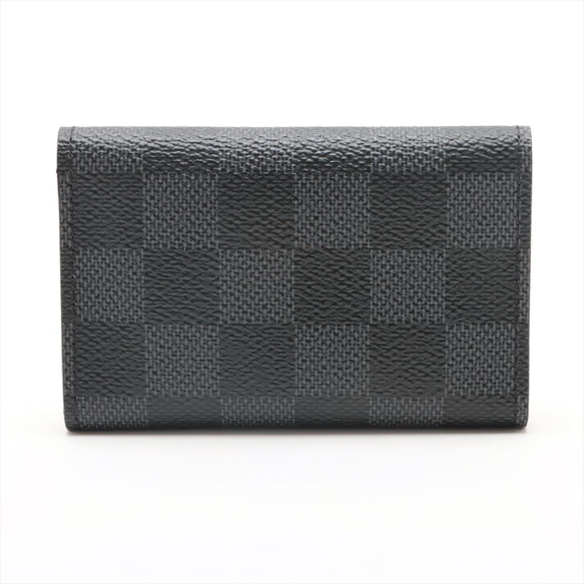 Louis Vuitton Damier Graphite Multiclés 6  Key Holder In Good Condition In Indianapolis, IN