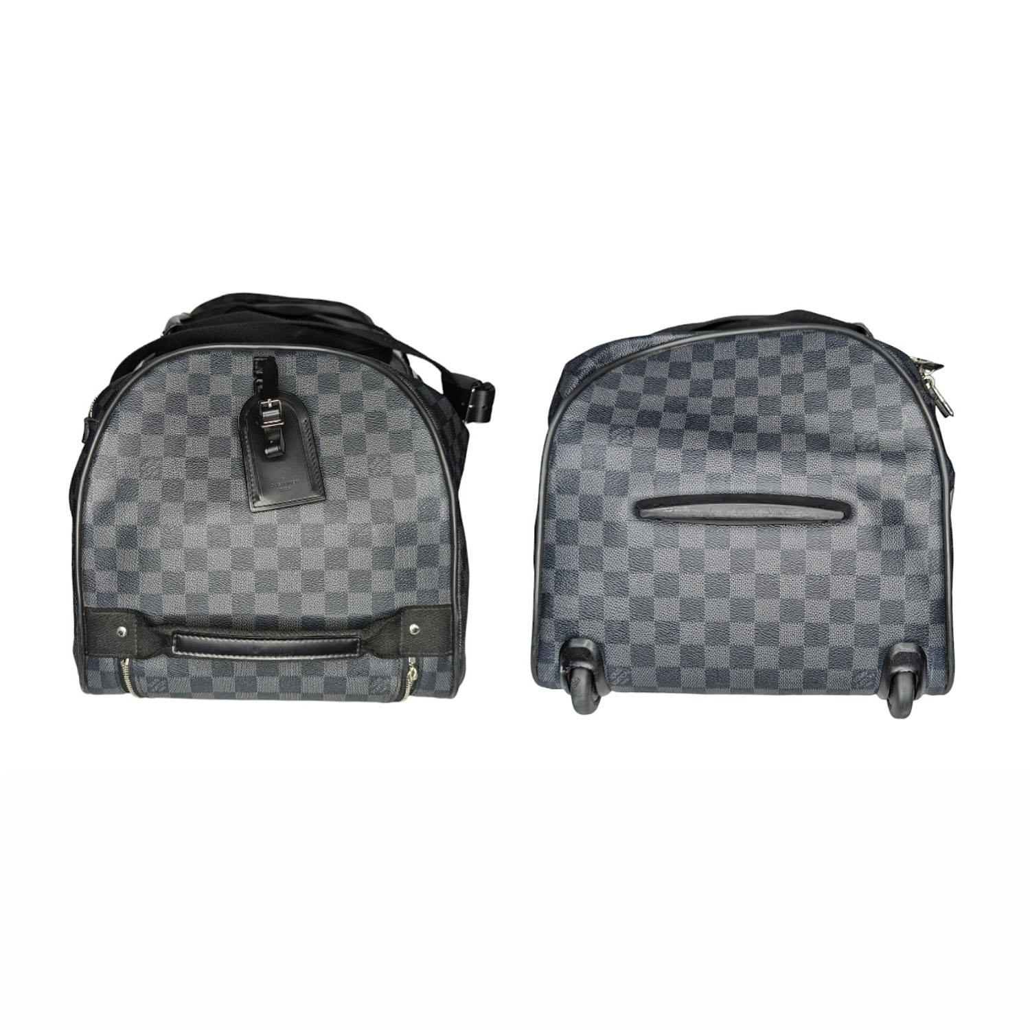 Louis Vuitton Damier Graphite Neo Eole 65 Rolling Duffle In Good Condition For Sale In Scottsdale, AZ