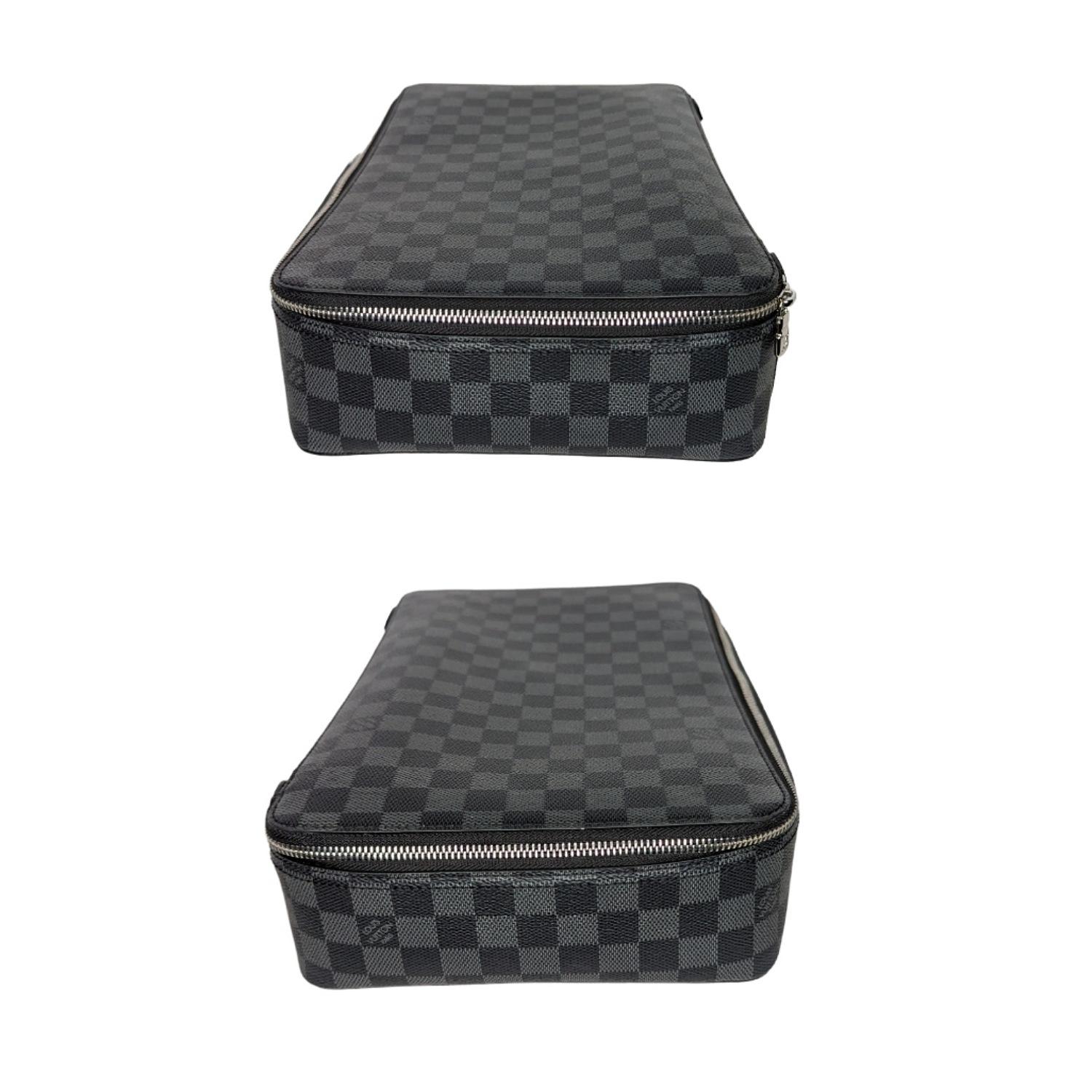 Louis Vuitton Damier Graphite Packing Cube GM In Excellent Condition In Scottsdale, AZ