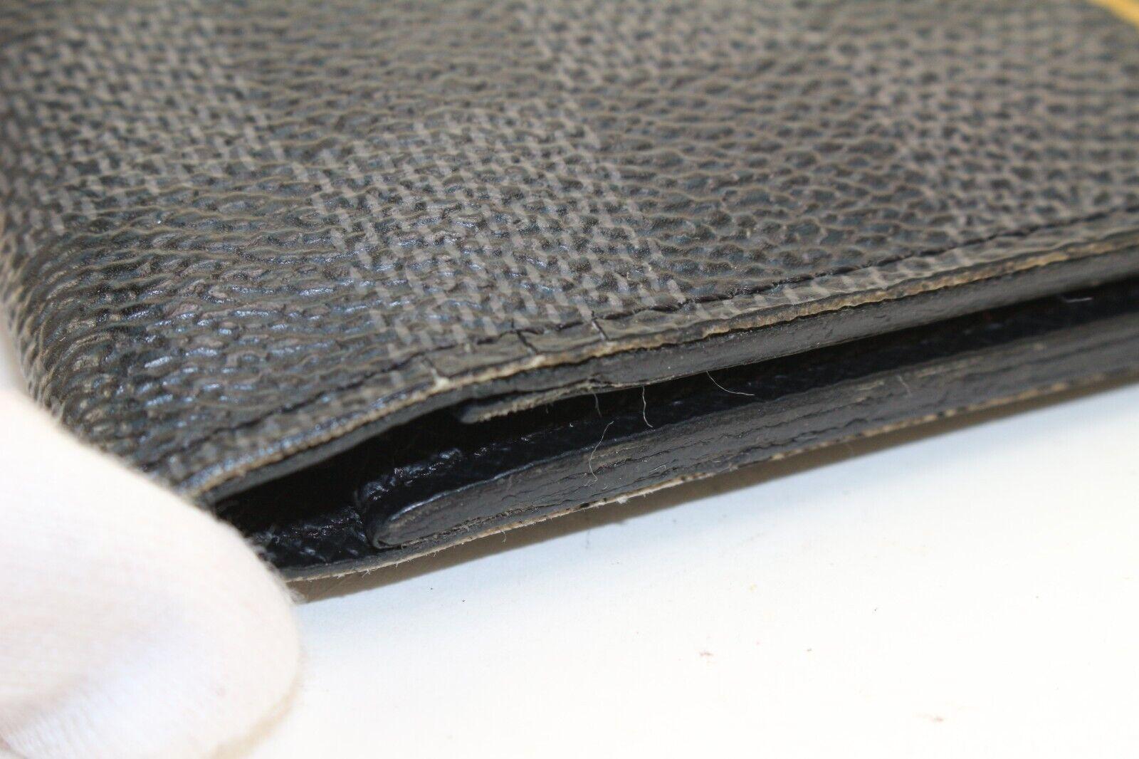 Louis Vuitton DAmier Graphite Patches Story Wallet Marco Florin Slender 2LV629K For Sale 6