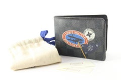 Louis Vuitton DAmier Graphite Patches Story Wallet Marco Florin Slender 2LV629K