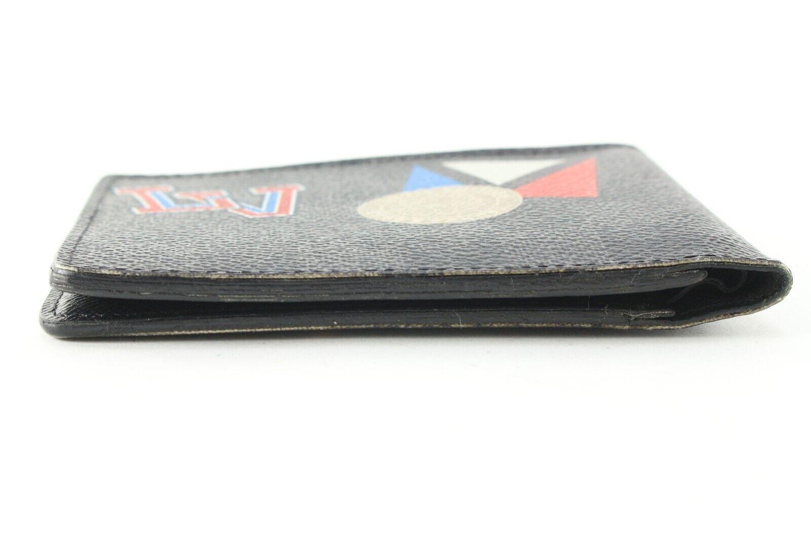Louis Vuitton DAmier Graphite Patches Story Wallet Marco Florin Slender 2LV629K For Sale 1