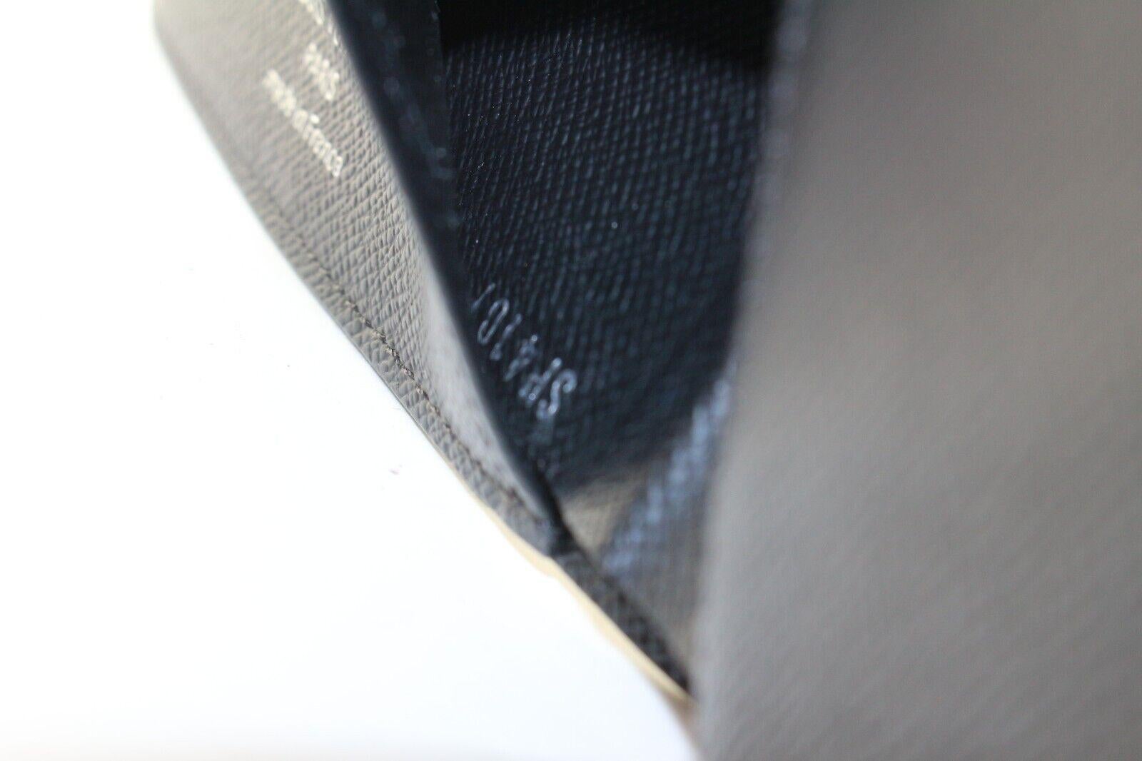 Louis Vuitton DAmier Graphite Patches Story Wallet Marco Florin Slender 2LV629K For Sale 4