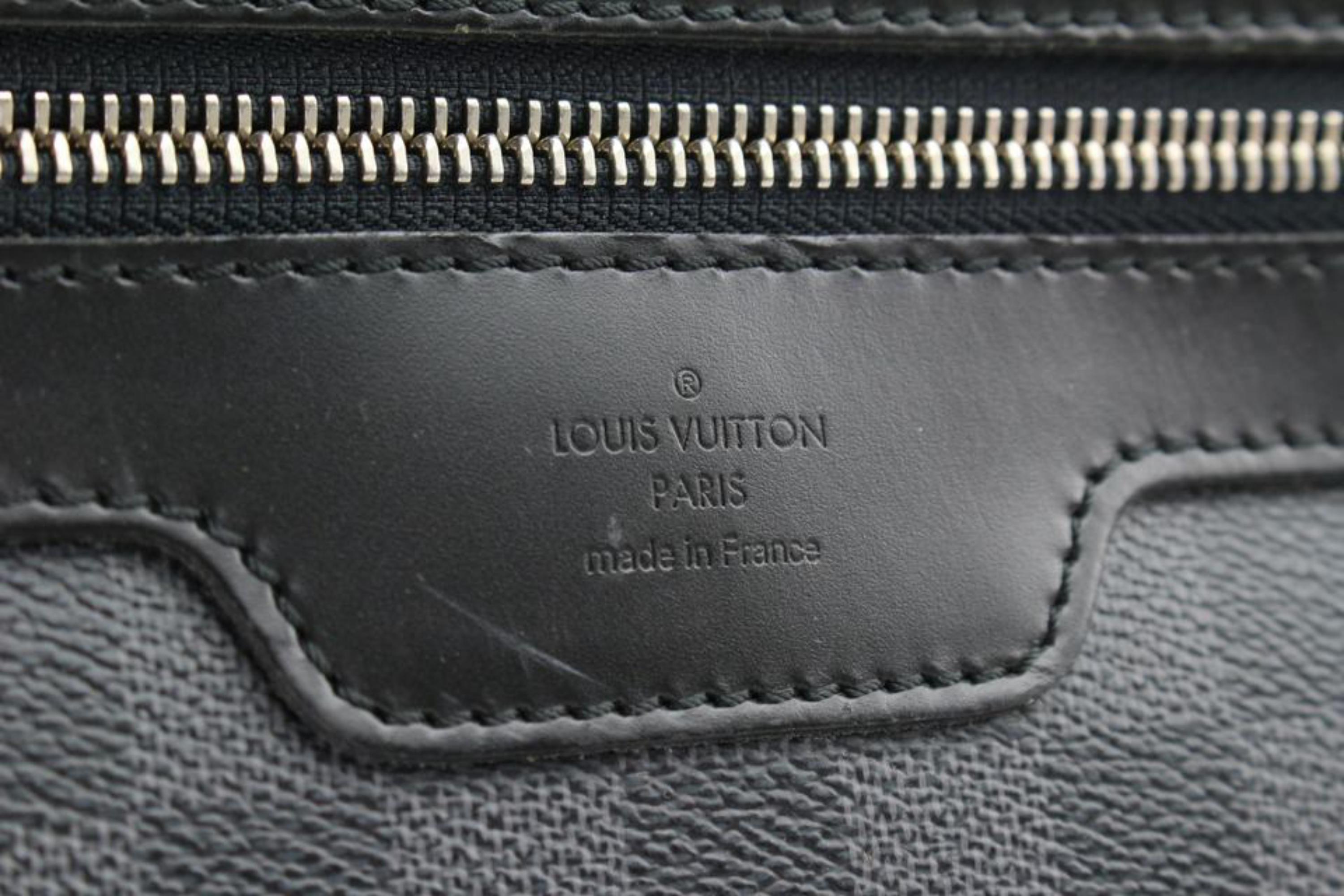 Black Louis Vuitton Damier Graphite Pegase 45 Rolling Luggage Trolley Suitcase 1223lv2 For Sale