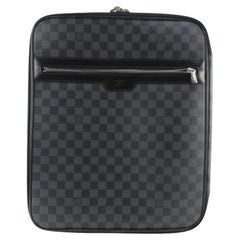 Louis Vuitton Damier Graphite Pegase 45 Rolling Luggage Trolley Suitcase 1223lv2