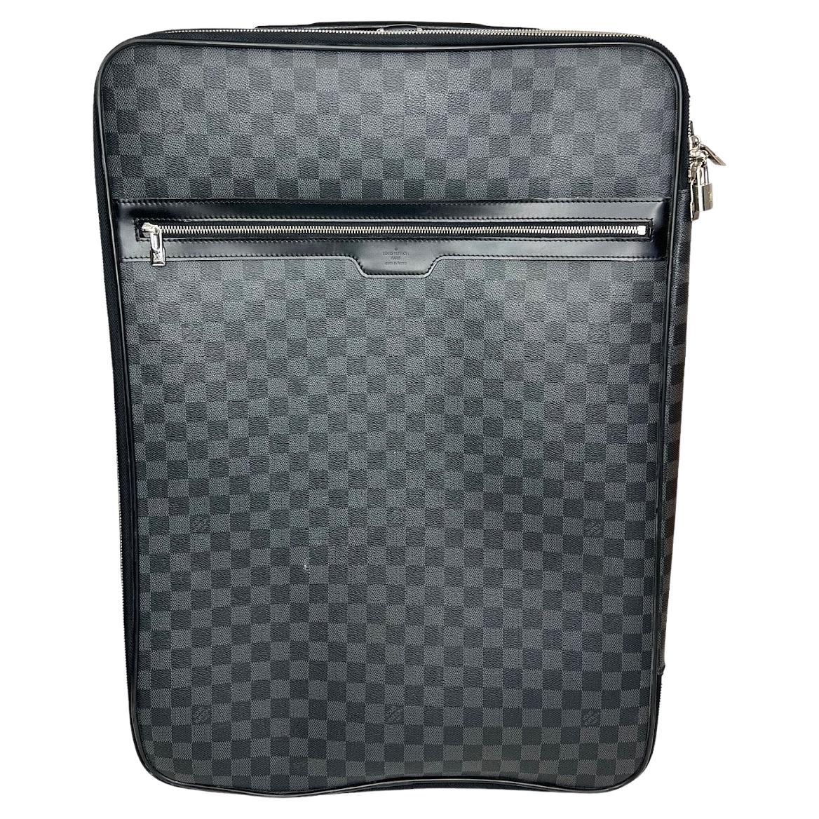 Louis Vuitton Damier Graphite Pégase 65 Suitcase For Sale