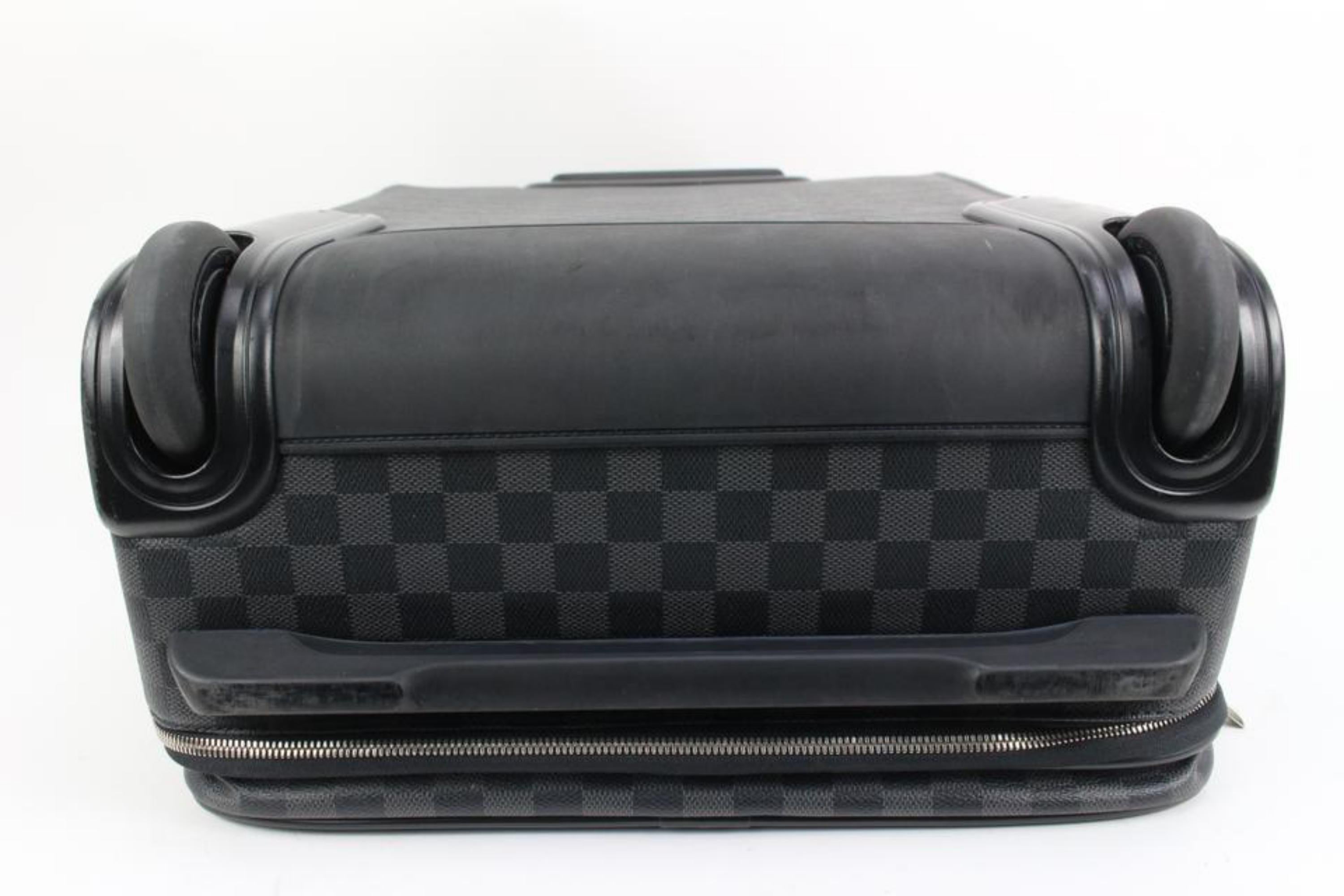 Louis Vuitton Damier Graphite Pegase Business 55 Rolling Suitcase Trolley 89lk31 5