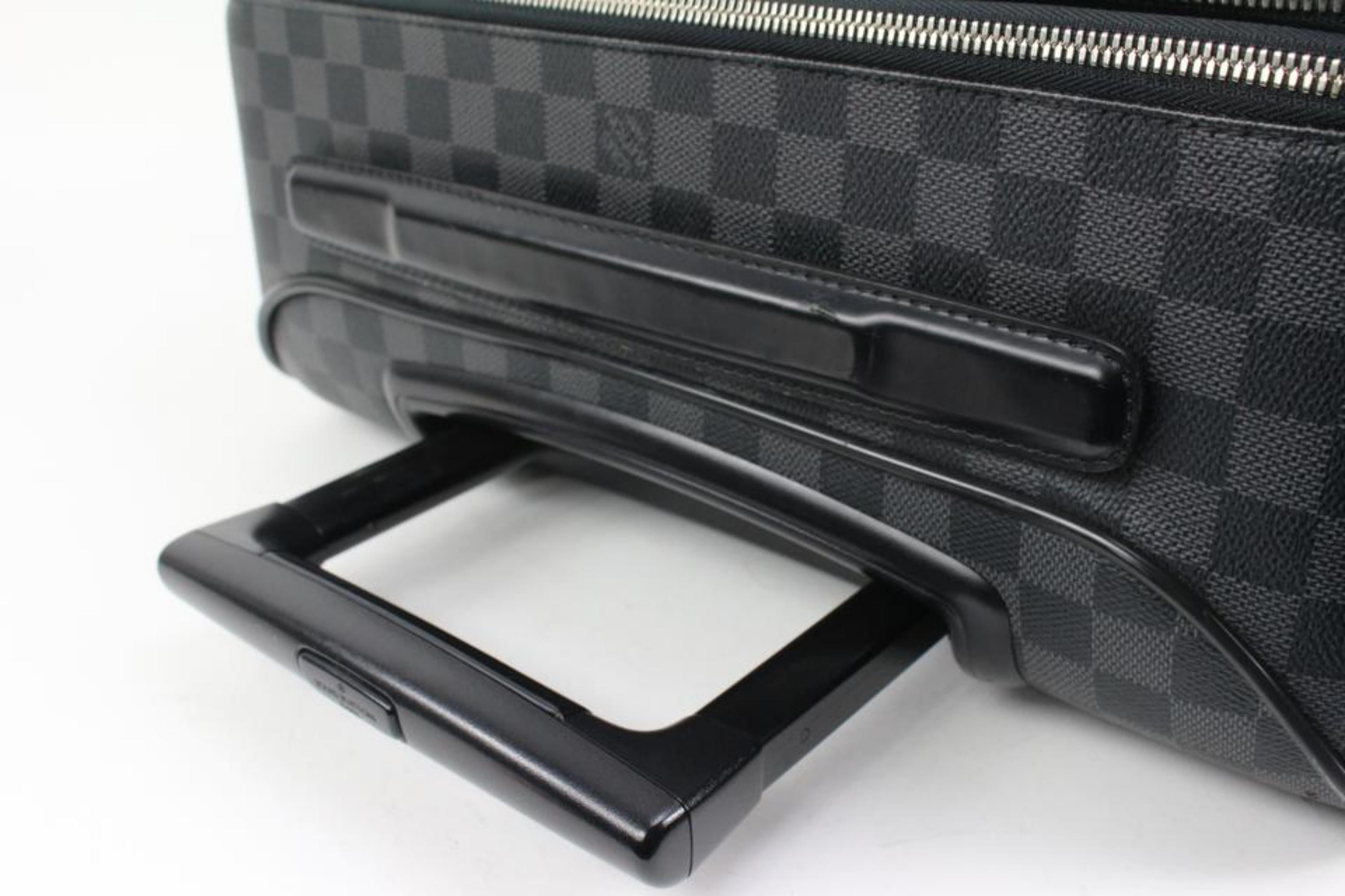 Louis Vuitton Damier Graphite Pegase Business 55 Rolling Suitcase Trolley 89lk31 2