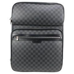 Louis Vuitton Damier Graphite Pegase Business 55 Rolling Suitcase Trolley 89lk31