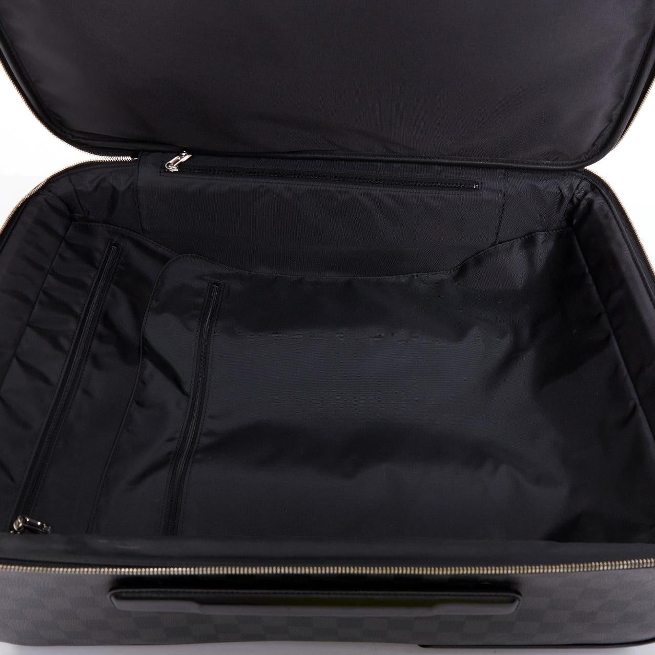 LOUIS VUITTON Damier Graphite Pegase Legere 55 schwarzes Canvas Business Gepäck im Angebot 7